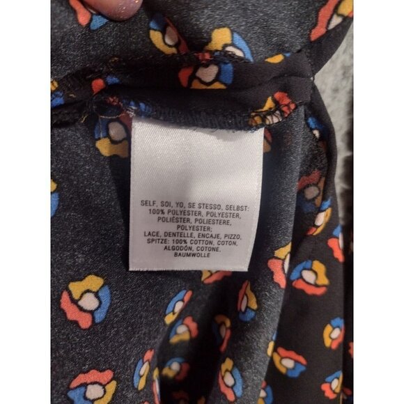 Anthropologie Meadow Rue Crochet Boho Tunic Dress Patterned Women's Size Medium - Picture 8 of 12